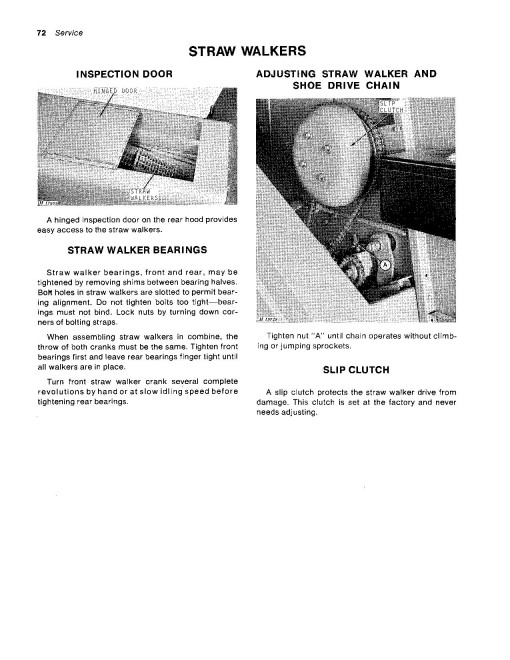 John Deere 4400 Combines (SN: 001000 - 009500) (North America) Operators Manual (OMH84018)