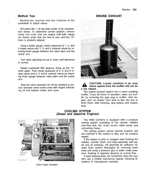 John Deere 4400 Combines (SN: 101301 - 151500) (North America) Operators Manual (OMH86804)