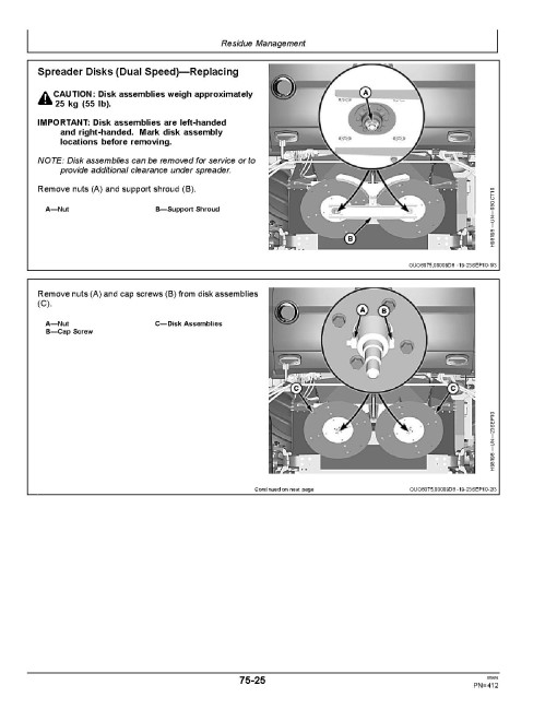 John Deere S650, S660, S670, S680 and S690 Combines (SN: from 795001) (Export Edition) Operators Manual (OMHXE104563)