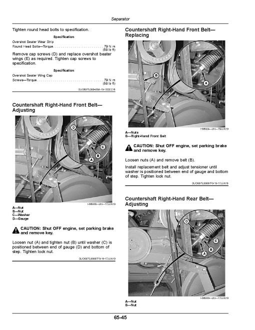 John Deere S760, S770, S780 and S790 STS Combines (SN: 810001 - 815000) (North America) Operators Manual (OMHXE147927)