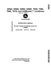 John Deere T550, T560, T660, T670, W540, W550, W650 and W660 Combines (SN: 120000 - 124999) (Europe) Operators Manual (OMHXE150261)