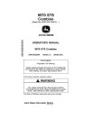 John Deere 9570 STS Combines (SN: from 740101) Operators Manual (OMHXE22981)