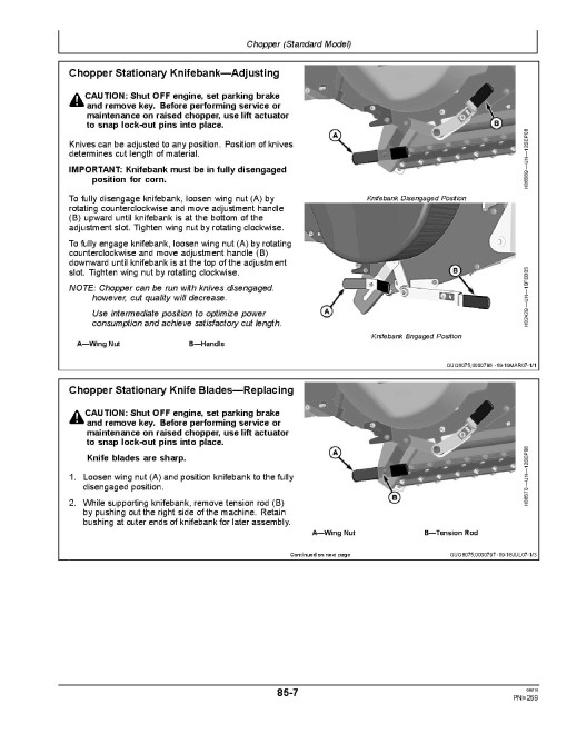 John Deere HillMaster S690 Combines (SN: 740101 - 745100) (Europe) Operators Manual (OMHXE23094)
