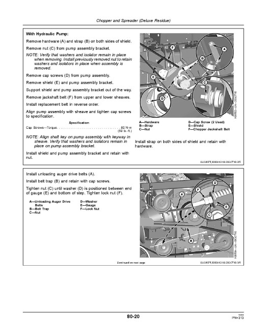 John Deere S670 Combines (SN: 745101 - 755000) (North America) Operators Manual (OMHXE29687)