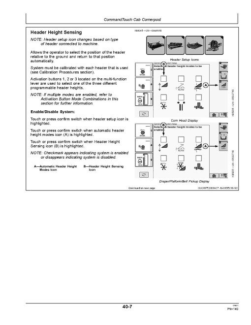 John Deere S660 Combines (SN: 745101 - 755000) (Europe) Operators Manual (OMHXE29978)
