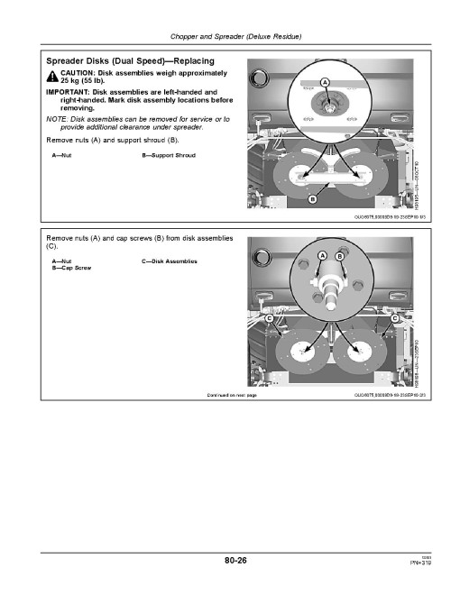 John Deere S680 and S690 Combines (SN: 745101 - 755000) (Europe) Operators Manual (OMHXE29980)