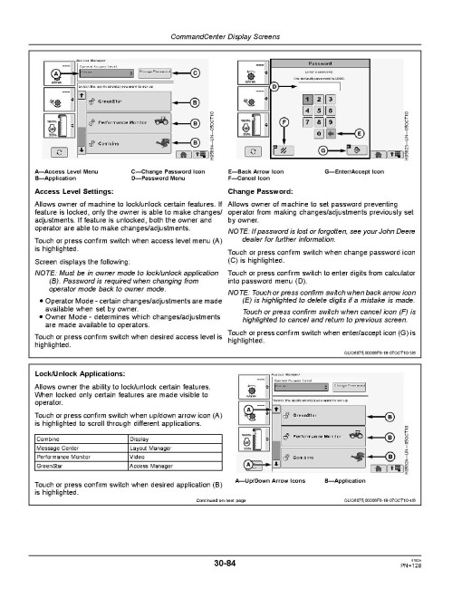 John Deere S550 Combines (SN: from 755001) (Export Edition) Operators Manual (OMHXE51475)