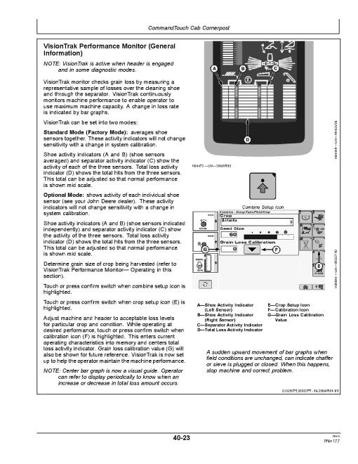 John Deere S660, S670, S680 and S690 Combines (MY2013) (Europe) Operators Manual (OMHXE56205)