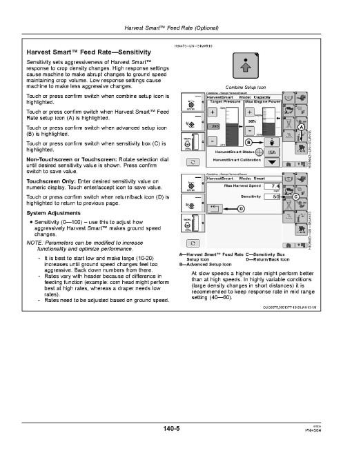 John Deere S650, S660, S670, S680 and S690 Combines (SN: 765001 - 775000) (Export Edition) Operators Manual (OMHXE69443)
