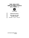 John Deere S650, S660, S670, S680, S690 Combines (SN:765001-775000), Text  free safety decals (Export) Operators Manual (OMHXE69447)