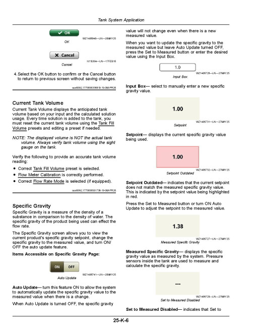 John Deere 400R, 408R, 410R, 412R, 600R, 612R, 616R Self-Propelled Sprayer/Spreader (SN:270001-, N.America) Operators Manual (OMKK105338)