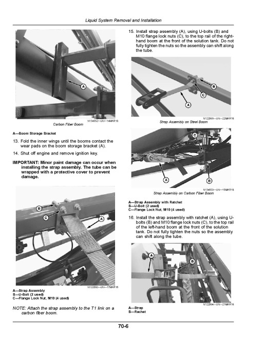 John Deere 400R, 408R, 410R, 412R, 600R, 612R, 616R Self-Propelled Sprayer/Spreader (Export,SN: 270001-) Operators Manual (OMKK105339)