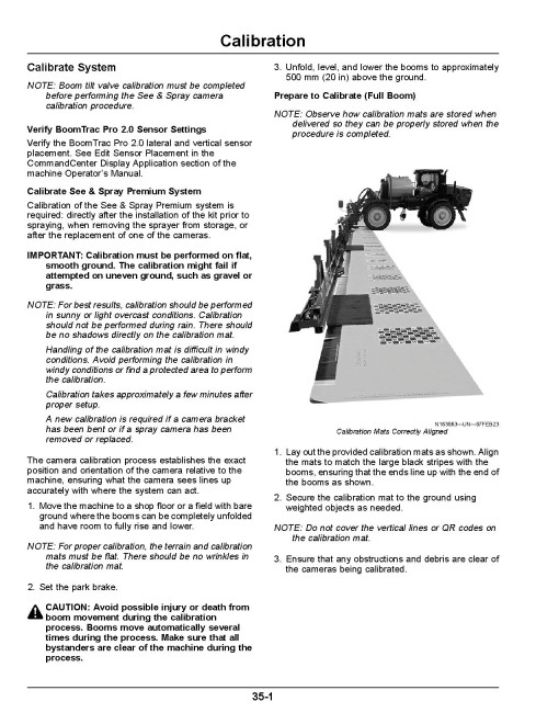 John Deere See & Spray Premium System for Self-Propelled Sprayers (North America) Operators Manual (OMKK105684)