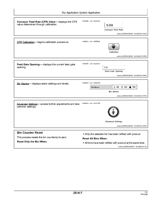 John Deere 400R, 408R, 410R, 412R, 600R, 612R, 616R Self-Propelled Sprayer/Spreader (N.A.,SN:240001-250000) Operators Manual (OMKK110207)