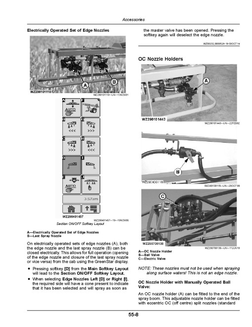 John Deere M724, M724i, M732, M732i, M740 and M740i Trailed Crop Sprayers (from MY2021) (Europe) Operators Manual (OMKK114536)