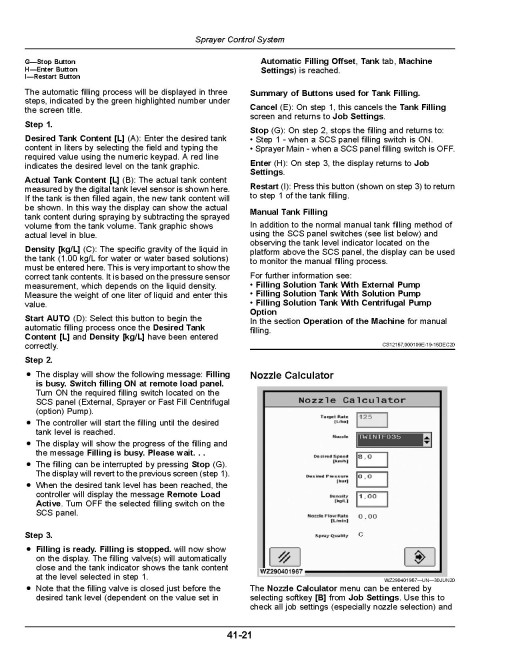 John Deere R732i and R740i Trailed Crop Sprayers (Europe) Operators Manual (OMKK114562)