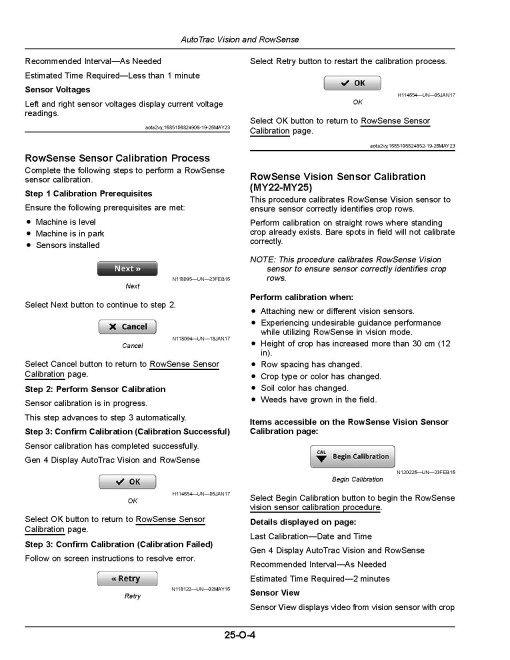 John Deere 400R, 408R, 410R, 412R, 600R, 612R, 616R Self-Propelled Sprayer/Spreader (SN:250001-260000,N.A.) Operators Manual (OMKK122675)