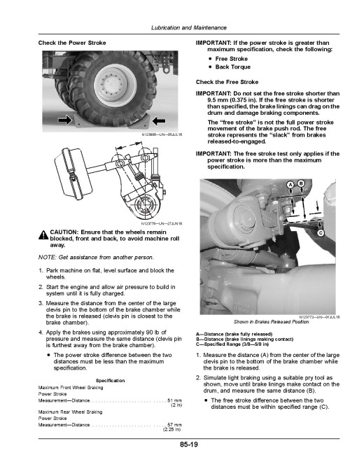 John Deere 800R Nutrient Applicators (SN: 250001 - 260000) (North America) Operators Manual (OMKK127069)