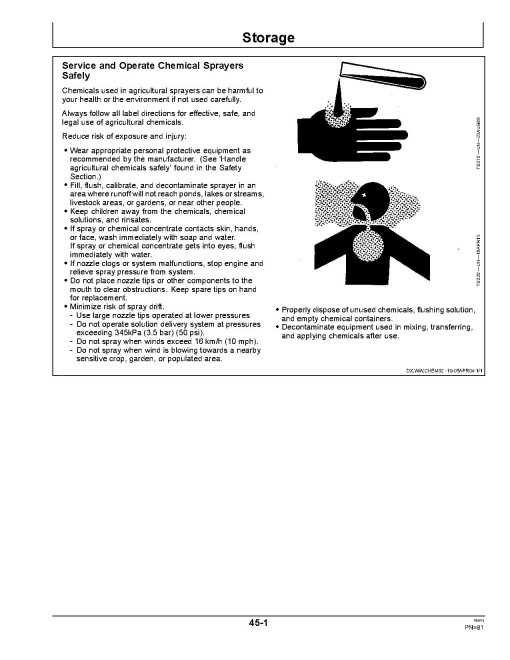 John Deere Direct Injection System for Self-Propelled Sprayers (SN: -006000) Operators Manual (OMKK15798)