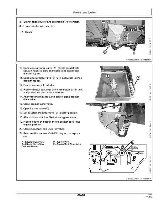John Deere R4030, R4038 and R4045 Self-Propelled Sprayers (SN: 011101 - 170000) (North America) Operators Manual (OMKK25485)