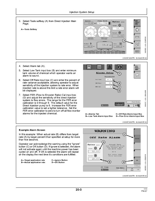 John Deere Direct Injection System for Self-Propelled Sprayers (SN: 180001-) Operators Manual (OMKK31380)
