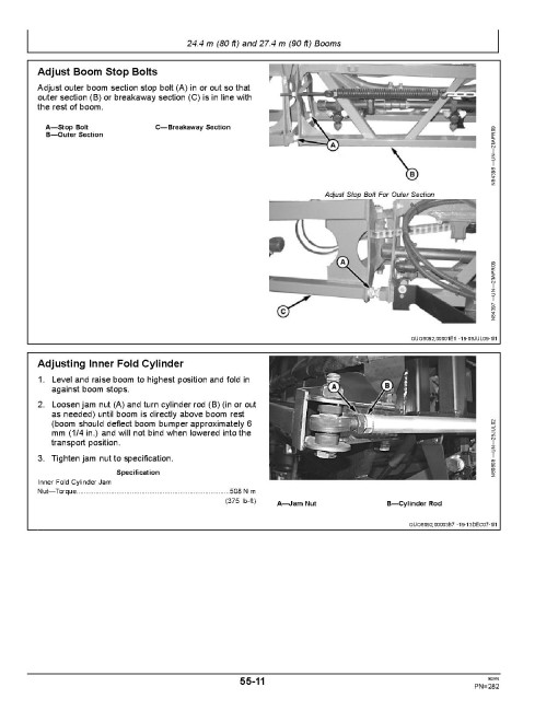 John Deere R4023 Self-Propelled Sprayers (SN: 170001 - 180000) (Export Edition) Operators Manual (OMKK32647)