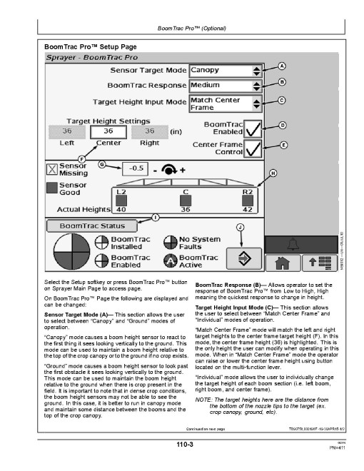 John Deere R4023 Self-Propelled Sprayers (SN: 170001 - 180000) (North America) Operators Manual (OMKK32686)