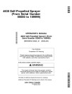John Deere 4630 Self-Propelled Sprayers mfg. in Brasil (SN: 055000 - 189999) Operators Manual (OMKK36433)