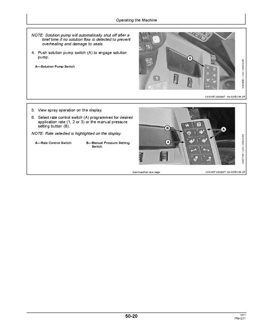 John Deere R4023 Self-Propelled Sprayers (SN: 180001 - 190000) (Asia) Operators Manual (OMKK42096)