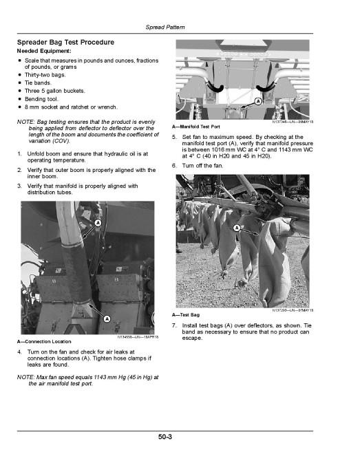 John Deere AB485 Air Boom Application System (MY2018) (North America) Operators Manual (OMKK43170)