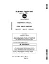 John Deere F4365 Nutrient Applicators (SN: 170001 - 180000) (North America) Operators Manual (OMKK47577)