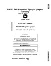 John Deere R4023 Self-Propelled Sprayers (SN: 190001 - 200000) (Export Edition) Operators Manual (OMKK51216)