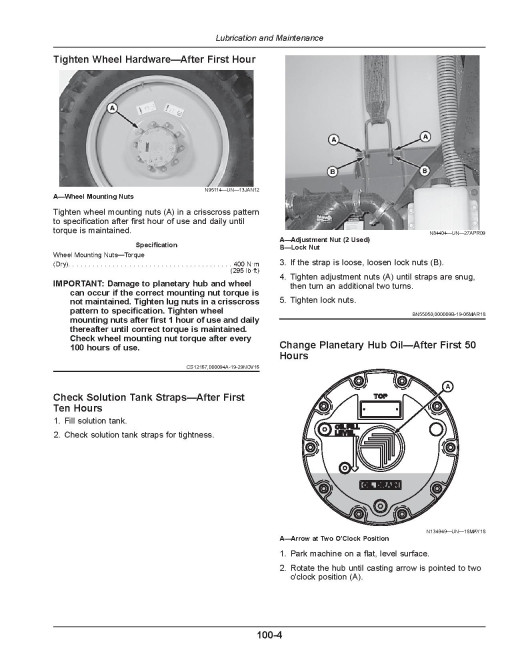 John Deere R4023 Self-Propelled Sprayers (SN: 190001 - 200000) (Asia) Operators Manual (OMKK51229)