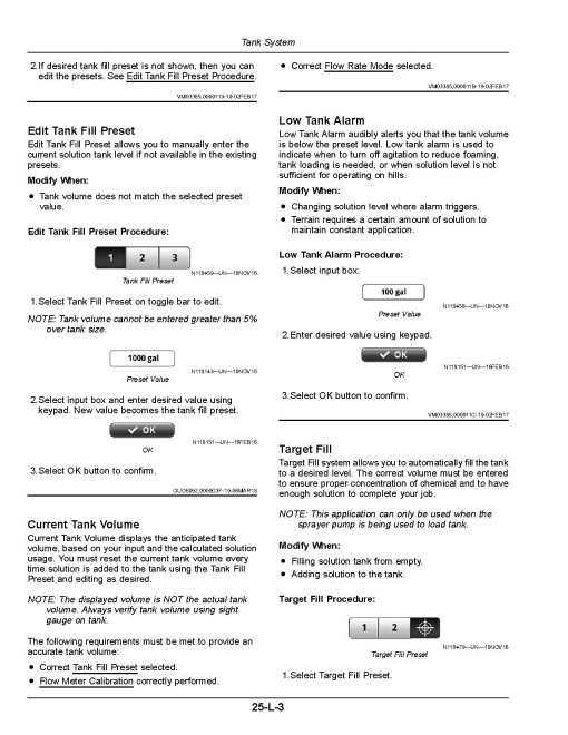 John Deere R4030, R4038, R4044, R4045, R4060 Self-Propelled Sprayers (SN:200001-210000)(N.America) Operators Manual (OMKK60066)