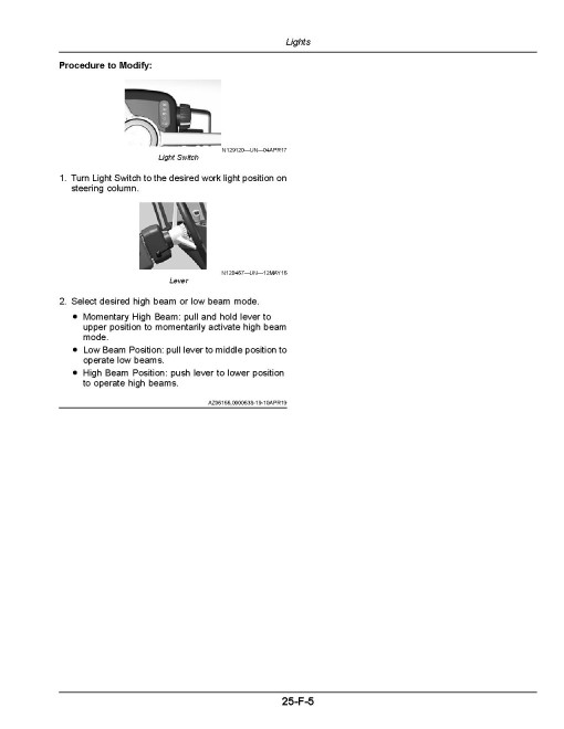 John Deere R4023 Self-Propelled Sprayers (SN: 200001 - 210000) (North America) Operators Manual (OMKK61607)