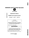John Deere M4040DN Self-Propelled Spreaders (SN: 180000-230000) Operators Manual (OMKK65657)