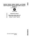 John Deere R4030, R4038, R4044, R4045 and R4060 Self-Propelled Sprayers (SN: from 210001) (Export) Operators Manual (OMKK70037)