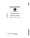 John Deere F4365 Nutrient Applicators (SN: 200001 - 210000) (North America) Operators Manual (OMKK71086)