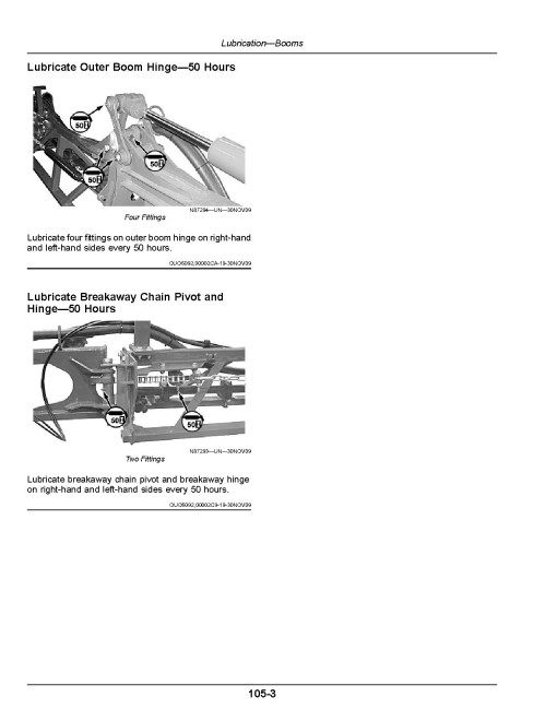 John Deere R4023 Self-Propelled Sprayers (SN: 210001 - 250000) (Export Edition) Operators Manual (OMKK76279)