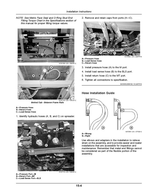 John Deere DN456 and DN485 Dry Fertilizer Spreaders (Export Edition) Operators Manual (OMKK76536)