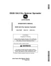 John Deere DS35 G4.5 Dry Fertilizer Spreaders (North America) Operators Manual (OMKK78887)