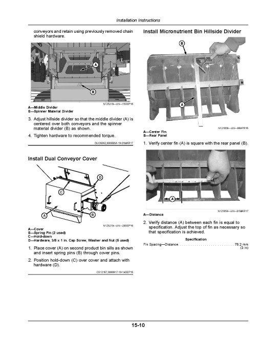 John Deere DS35 G4.5 Dry Fertilizer Spreaders (North America) Operators Manual (OMKK78887)
