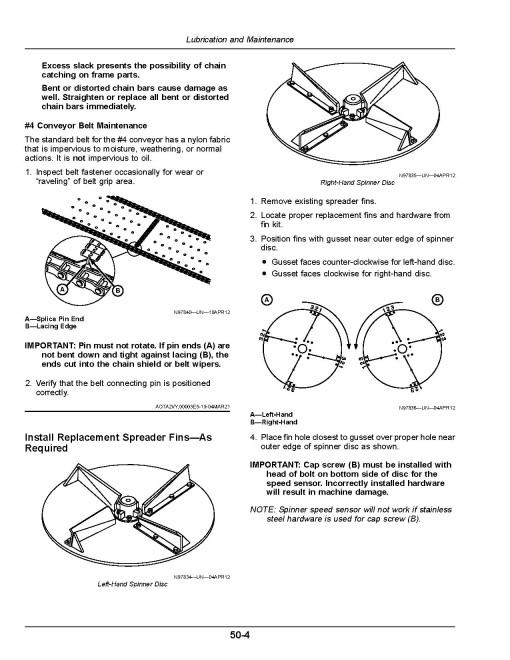 John Deere DN495 G5 Dry Fertilizer Spreaders (from MY2021) (North America) Operators Manual (OMKK83009)