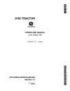 John Deere 3155 Tractors (North America) Operators Manual (OML60017)