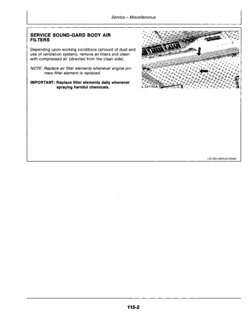 John Deere 2155, 2355, 2555, 2755 GPT, General Purpose Tractors (SN: up to 754999L, North America) Operators Manual (OML60034)