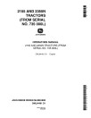 John Deere 2155 and 2355N Tractors (SN: from 735000L, North America) Operators Manual (OML64481)