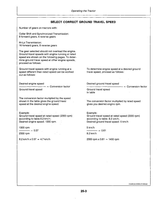 John Deere 2155 and 2355N Tractors (SN: from 735000L, North America) Operators Manual (OML64481)