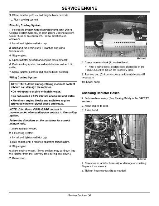 John Deere 3203 Compact Utility Tractors (SN: from 100001, North America) Operators Manual (OMLVU17604)