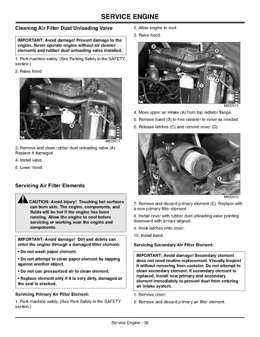 John Deere 2520 Compact Utility Tractors (SN: 106001 - 400000, North America) Operators Manual (OMLVU18901)