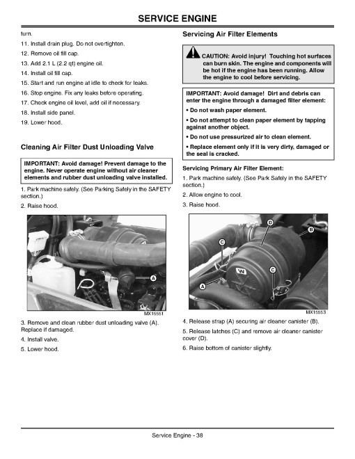 John Deere 2210 Compact Utility Tractors (SN: from 110001, North America) Operators Manual (OMLVU21139)